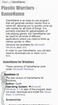 Mobile Screenshot of gamename.plasticwarriors.org